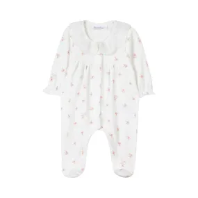 Tartine Et Chocolat Floral Chenille Onesie For Baby Girls