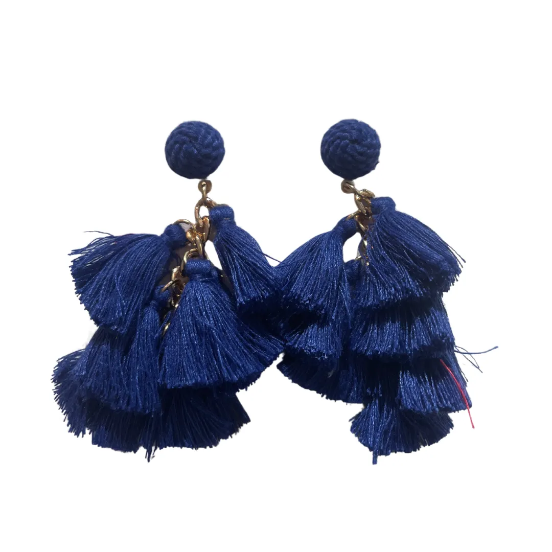 Tassel Cluster Vine Dangle Earrings