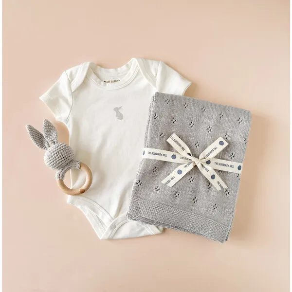 The Blueberry Hill Baby Onesie, Bunny