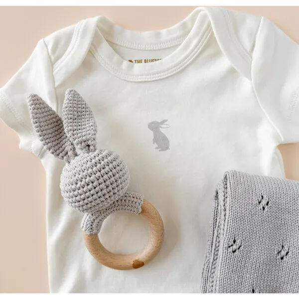 The Blueberry Hill Baby Onesie, Bunny