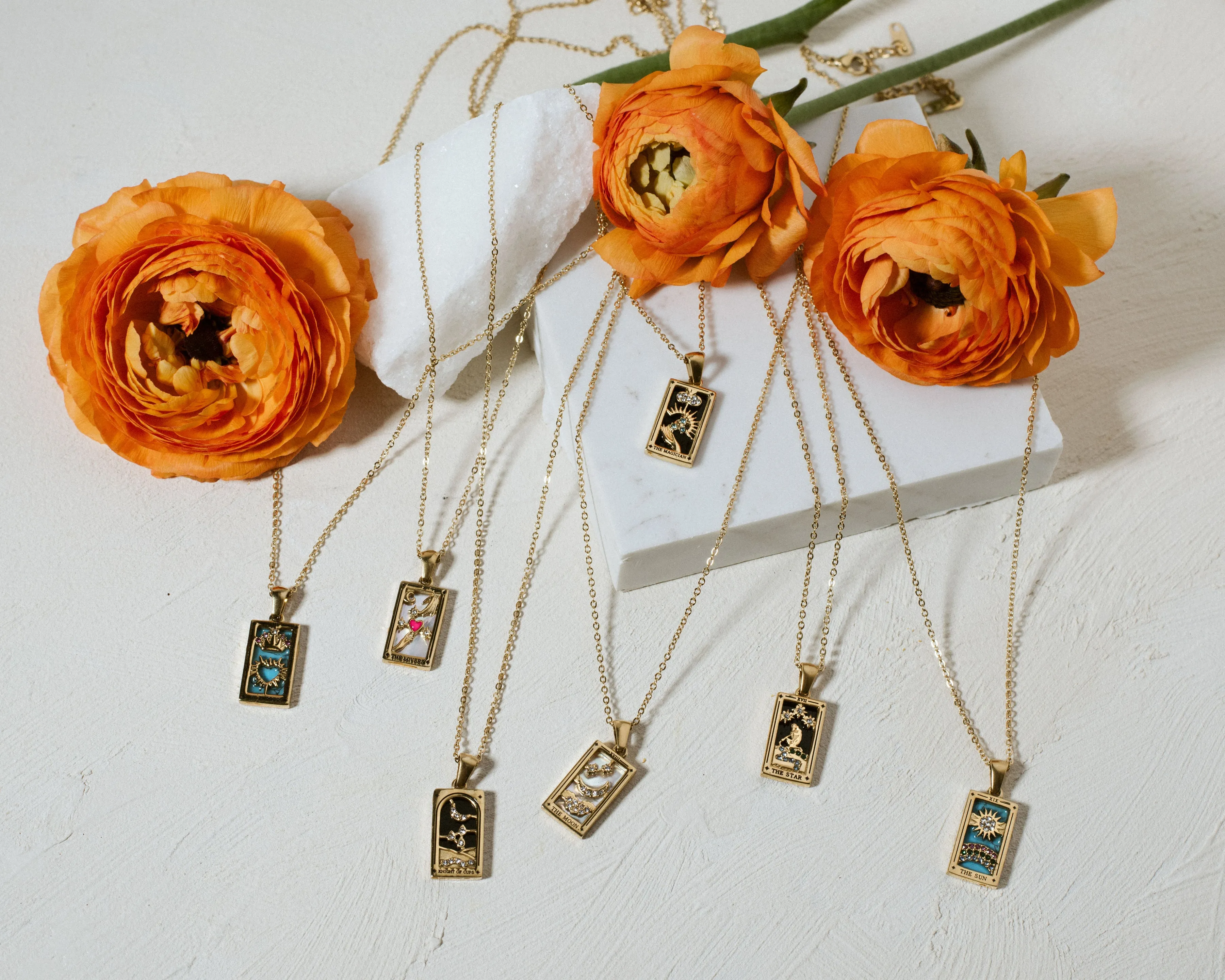 The Moon Tarot Necklace