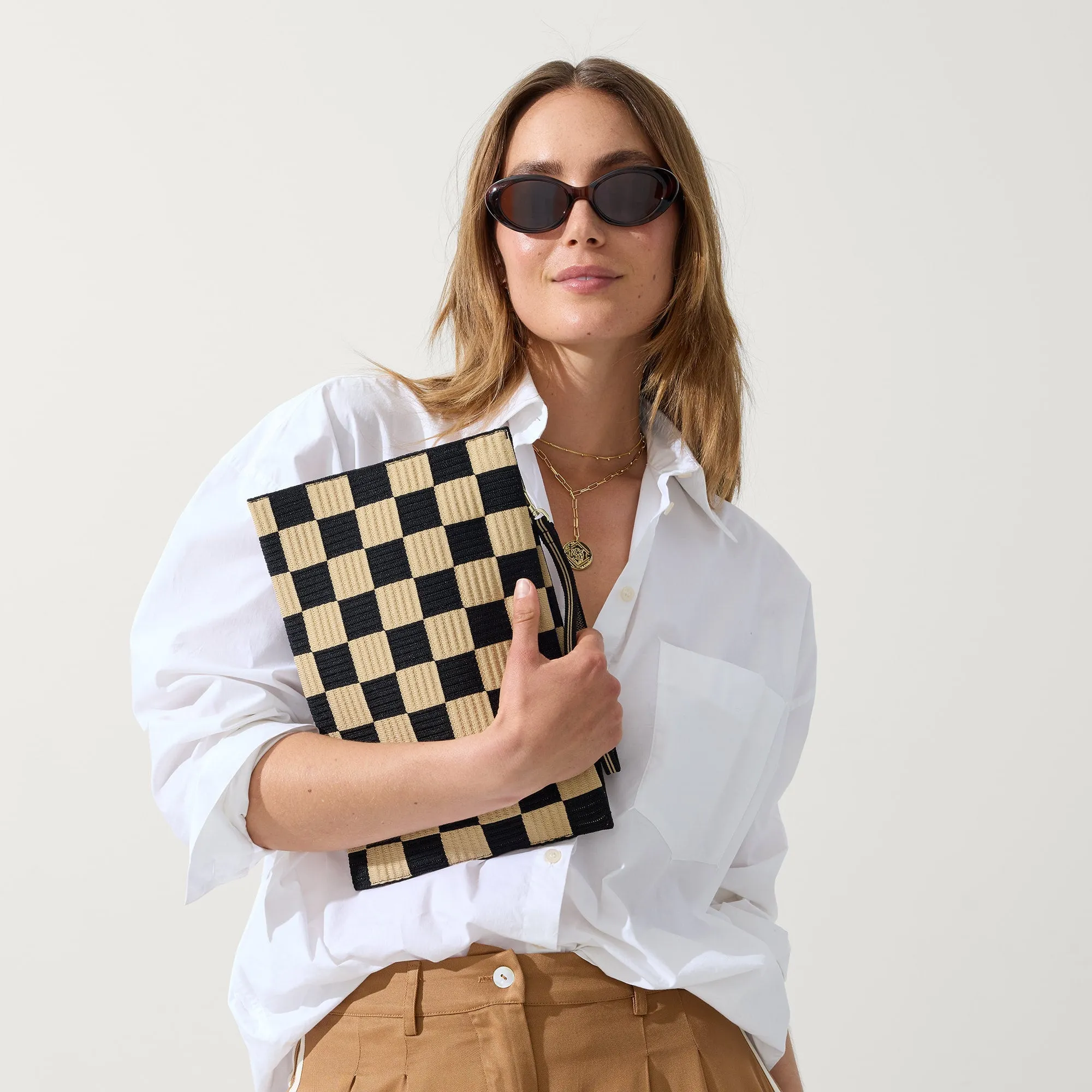 The Wristlet in Checker Classic