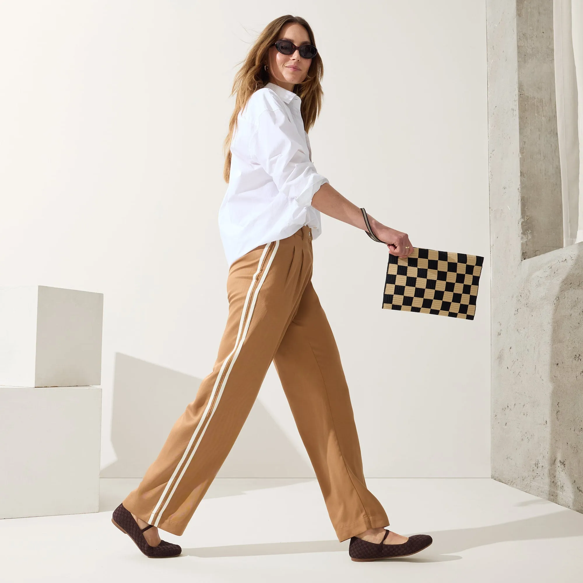 The Wristlet in Checker Classic