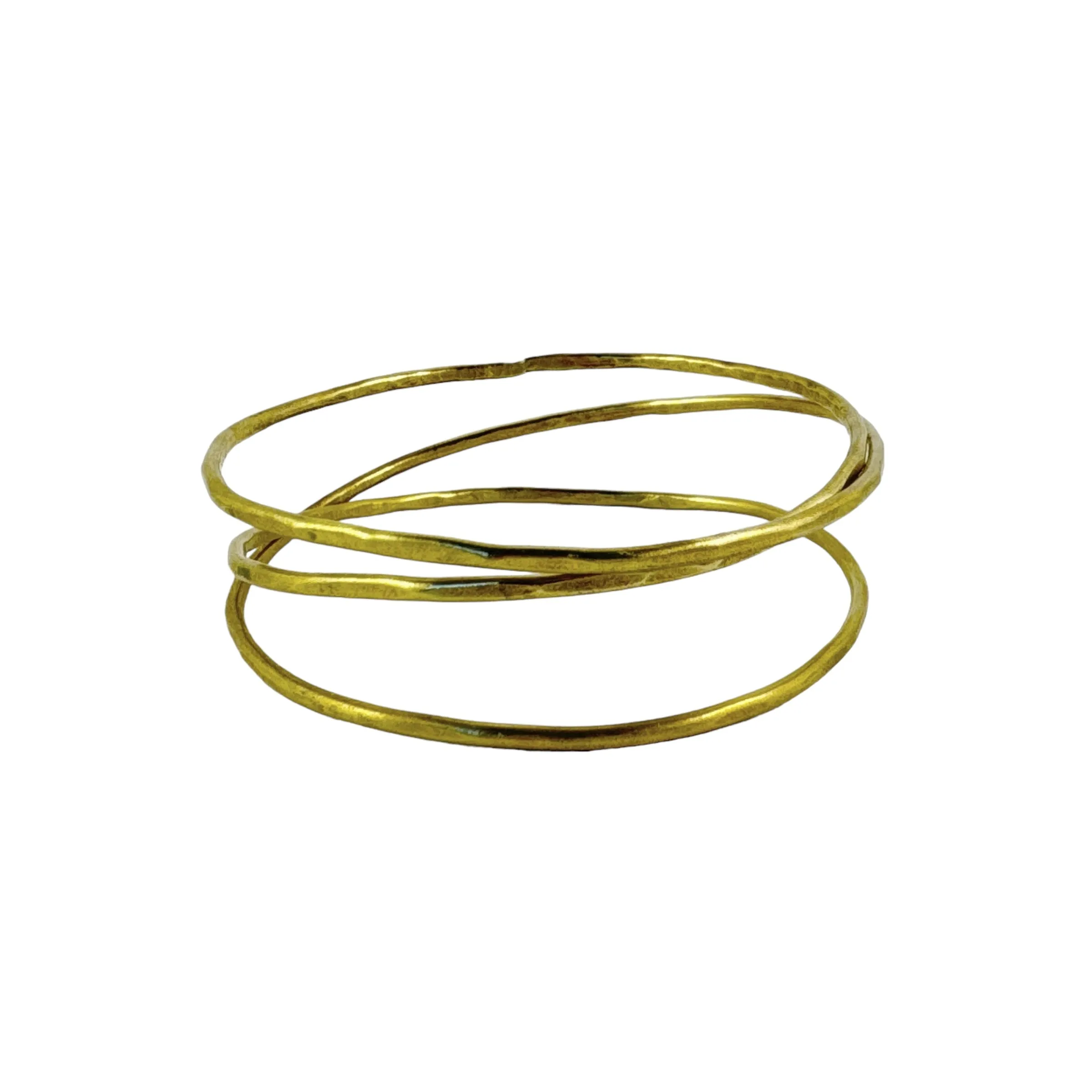 Three Loop Infinite Brass Bangle - Jane Hodgetts