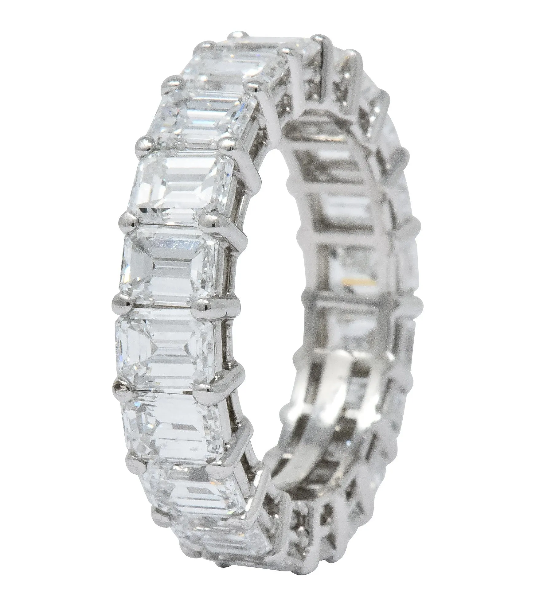 Tiffany & Co. 7.50 CTW Diamond Platinum Eternity Band Ring