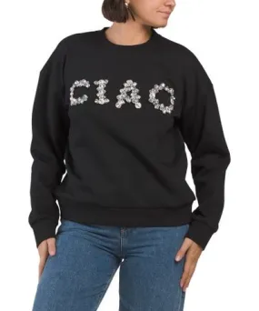 Tj Maxx Letter Patch Sweatshirt For Women