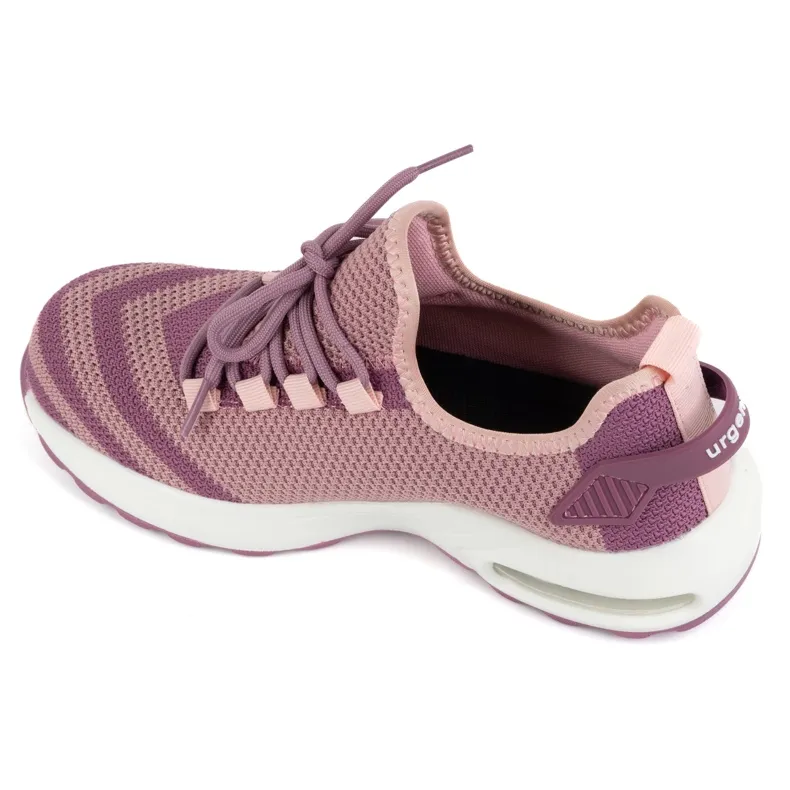 URGENT 250/S1 women's work shoes with composite toe cap pink