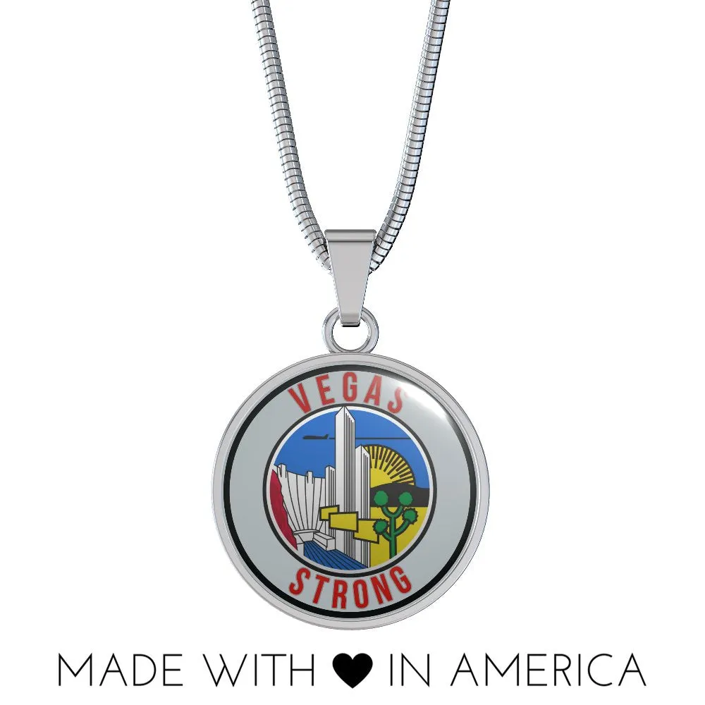 Vegas Strong Pendant Necklace