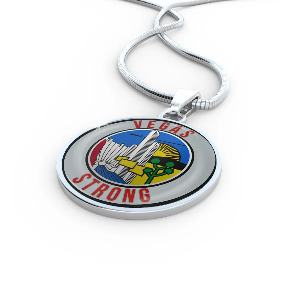 Vegas Strong Pendant Necklace