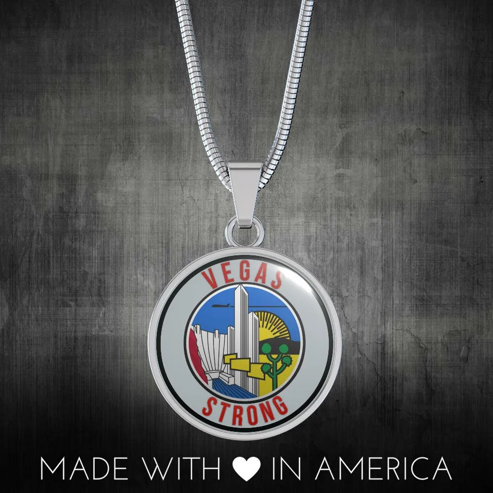 Vegas Strong Pendant Necklace