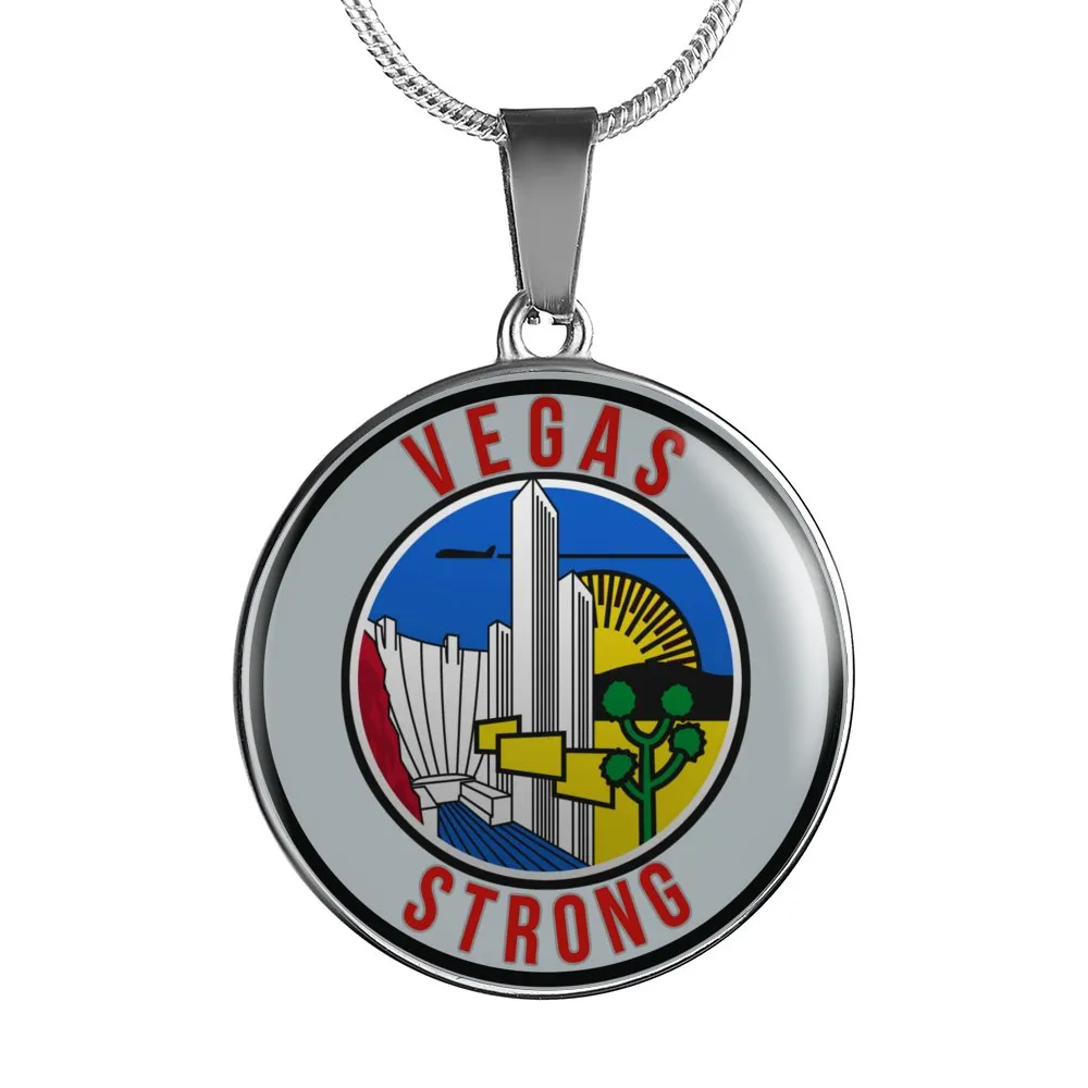 Vegas Strong Pendant Necklace