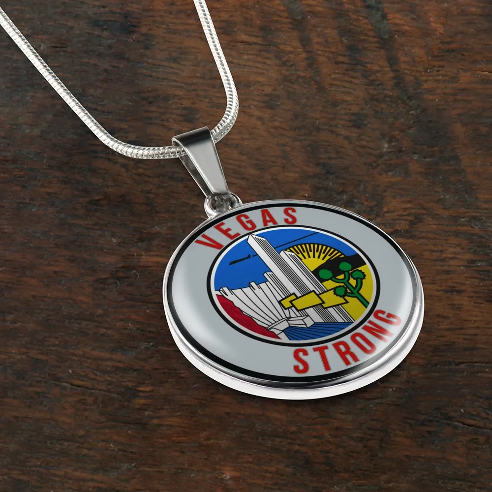 Vegas Strong Pendant Necklace