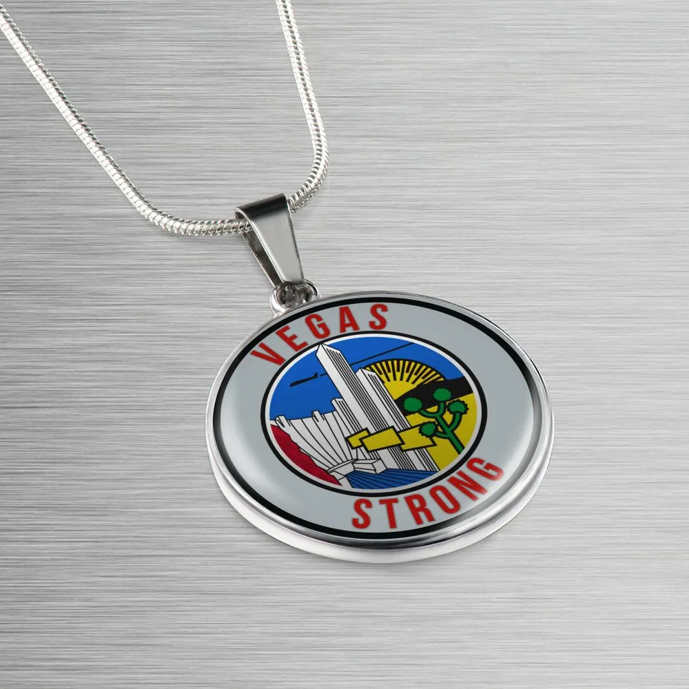 Vegas Strong Pendant Necklace