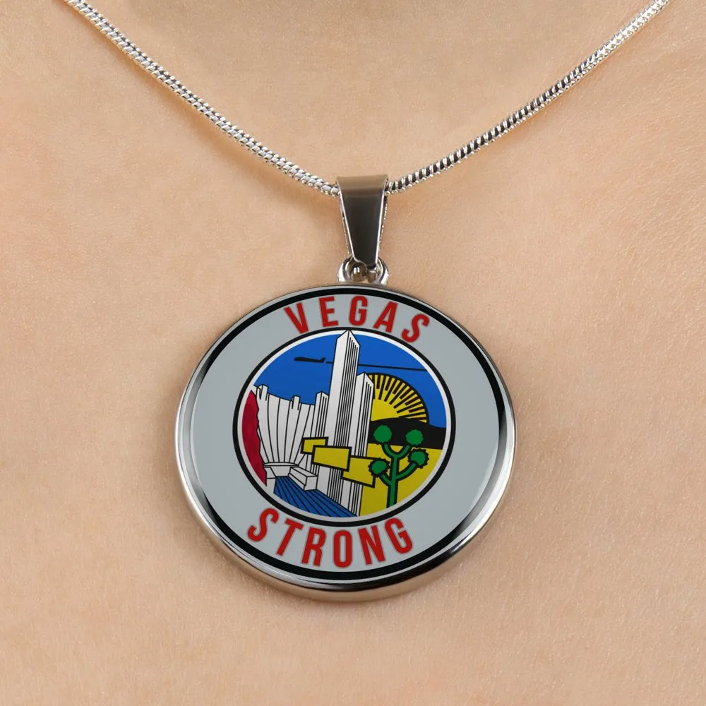 Vegas Strong Pendant Necklace