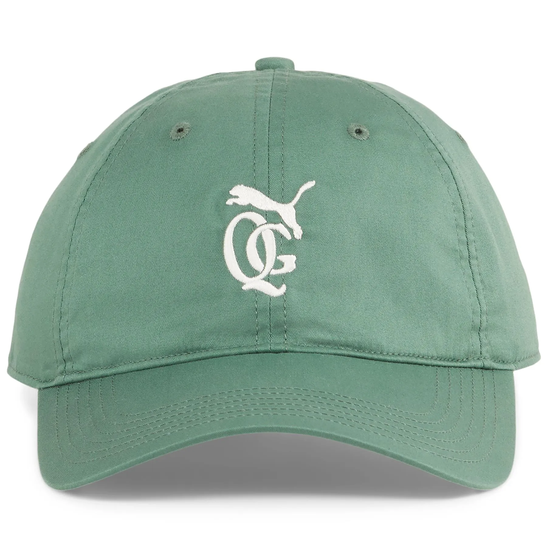 x QGC Embroidered Dad Hat Green - SS24